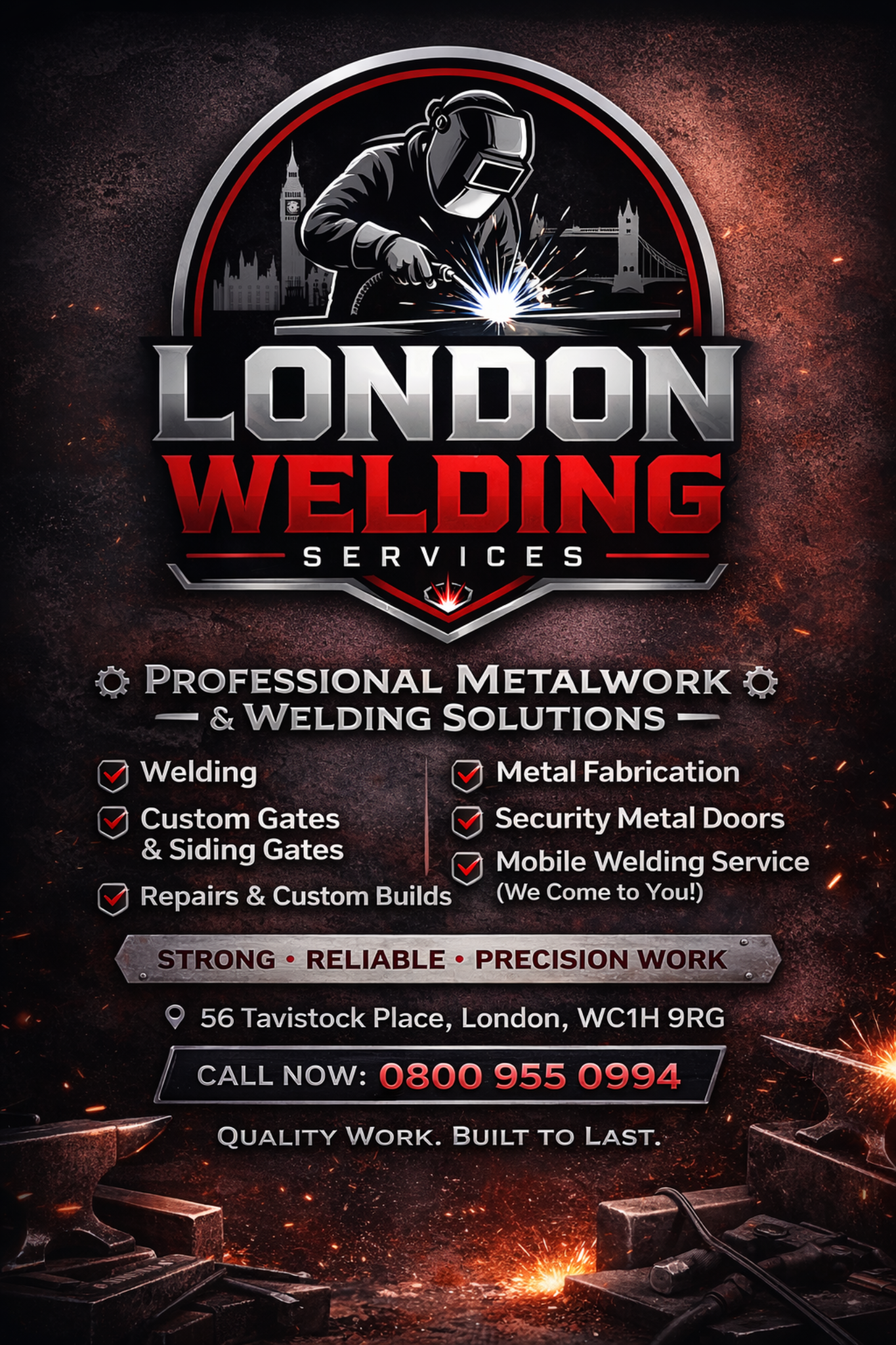 Mobile welding service